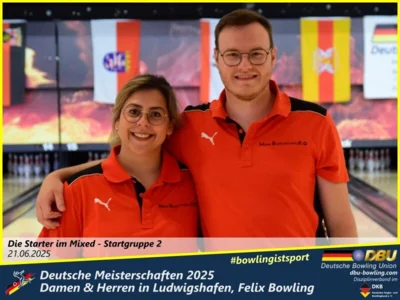 Foto des Albums: Fotoalbum 1 von den Deutschen Meisterschaften 2025 der Damen & Herren in Ludwigshafen, Felix Bowling