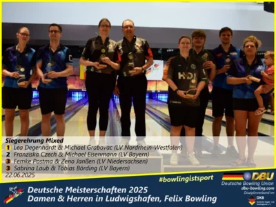 Foto des Albums: Fotoalbum 2 von den Deutschen Meisterschaften 2025 der Damen & Herren in Ludwigshafen, Felix Bowling