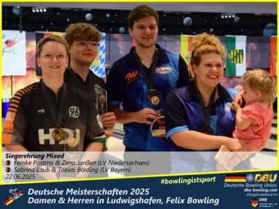 Foto des Albums: Fotoalbum 2 von den Deutschen Meisterschaften 2025 der Damen & Herren in Ludwigshafen, Felix Bowling