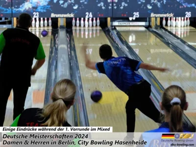 Foto des Albums: Fotoalbum 1 von den Deutschen Meisterschaften 2024 der Damen & Herren in Berlin, City Bowling Hasenheide
