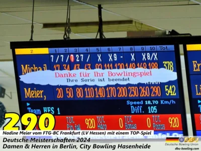 Foto des Albums: Fotoalbum 4 von den Deutschen Meisterschaften 2024 der Damen & Herren in Berlin, City Bowling Hasenheide