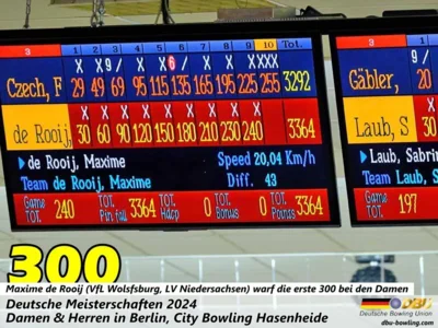 Foto des Albums: Fotoalbum 8 von den Deutschen Meisterschaften 2024 der Damen & Herren in Berlin, City Bowling Hasenheide