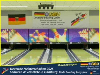 Foto des Albums: Fotoalbum 1 von den Deutschen Meisterschaften 2025 der Seniorinnen, Senioren & Versehrte in Hamburg, Gilde Bowling forty four