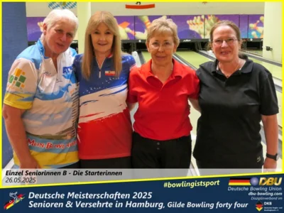 Foto des Albums: Fotoalbum 1 von den Deutschen Meisterschaften 2025 der Seniorinnen, Senioren & Versehrte in Hamburg, Gilde Bowling forty four