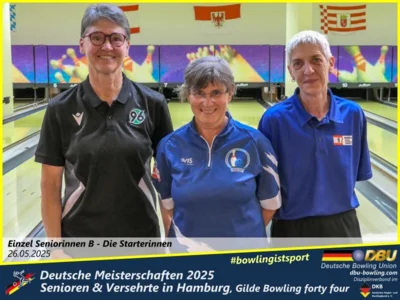 Foto des Albums: Fotoalbum 1 von den Deutschen Meisterschaften 2025 der Seniorinnen, Senioren & Versehrte in Hamburg, Gilde Bowling forty four