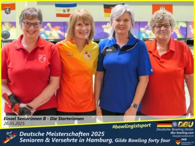 Foto des Albums: Fotoalbum 1 von den Deutschen Meisterschaften 2025 der Seniorinnen, Senioren & Versehrte in Hamburg, Gilde Bowling forty four