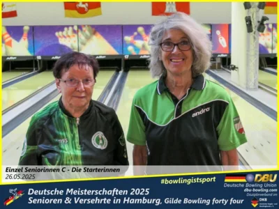 Foto des Albums: Fotoalbum 1 von den Deutschen Meisterschaften 2025 der Seniorinnen, Senioren & Versehrte in Hamburg, Gilde Bowling forty four