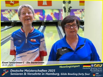 Foto des Albums: Fotoalbum 1 von den Deutschen Meisterschaften 2025 der Seniorinnen, Senioren & Versehrte in Hamburg, Gilde Bowling forty four