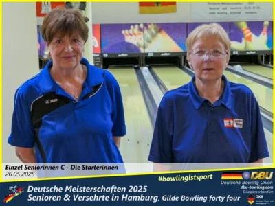 Foto des Albums: Fotoalbum 1 von den Deutschen Meisterschaften 2025 der Seniorinnen, Senioren & Versehrte in Hamburg, Gilde Bowling forty four