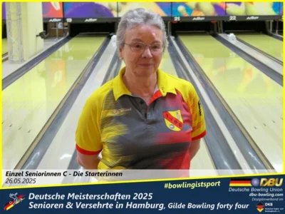 Foto des Albums: Fotoalbum 1 von den Deutschen Meisterschaften 2025 der Seniorinnen, Senioren & Versehrte in Hamburg, Gilde Bowling forty four