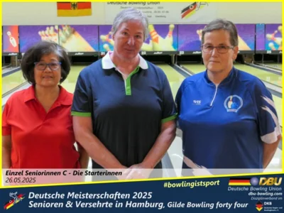 Foto des Albums: Fotoalbum 1 von den Deutschen Meisterschaften 2025 der Seniorinnen, Senioren & Versehrte in Hamburg, Gilde Bowling forty four