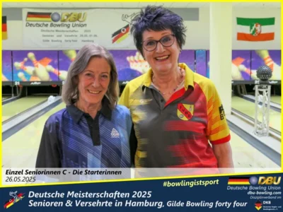 Foto des Albums: Fotoalbum 1 von den Deutschen Meisterschaften 2025 der Seniorinnen, Senioren & Versehrte in Hamburg, Gilde Bowling forty four