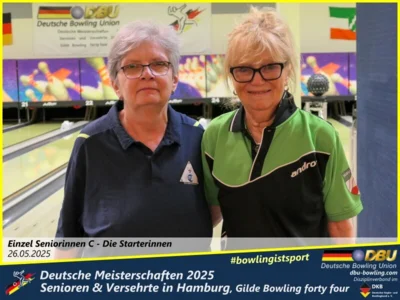 Foto des Albums: Fotoalbum 1 von den Deutschen Meisterschaften 2025 der Seniorinnen, Senioren & Versehrte in Hamburg, Gilde Bowling forty four