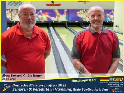 Foto des Albums: Fotoalbum 1 von den Deutschen Meisterschaften 2025 der Seniorinnen, Senioren & Versehrte in Hamburg, Gilde Bowling forty four