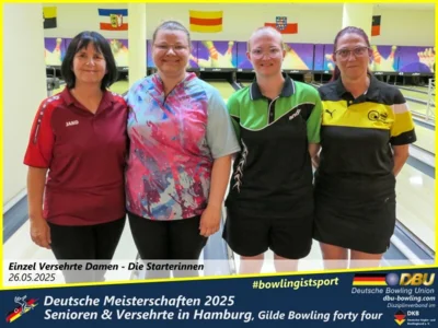 Foto des Albums: Fotoalbum 1 von den Deutschen Meisterschaften 2025 der Seniorinnen, Senioren & Versehrte in Hamburg, Gilde Bowling forty four