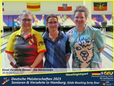 Foto des Albums: Fotoalbum 1 von den Deutschen Meisterschaften 2025 der Seniorinnen, Senioren & Versehrte in Hamburg, Gilde Bowling forty four