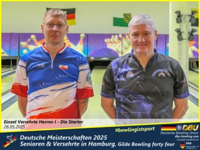 Foto des Albums: Fotoalbum 1 von den Deutschen Meisterschaften 2025 der Seniorinnen, Senioren & Versehrte in Hamburg, Gilde Bowling forty four