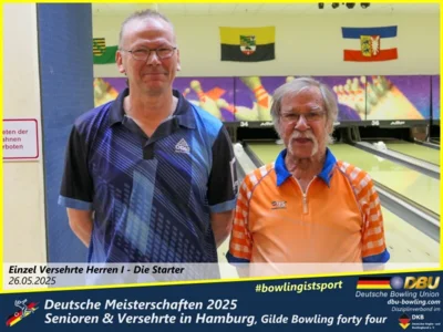 Foto des Albums: Fotoalbum 1 von den Deutschen Meisterschaften 2025 der Seniorinnen, Senioren & Versehrte in Hamburg, Gilde Bowling forty four