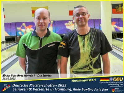Foto des Albums: Fotoalbum 1 von den Deutschen Meisterschaften 2025 der Seniorinnen, Senioren & Versehrte in Hamburg, Gilde Bowling forty four