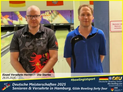 Foto des Albums: Fotoalbum 1 von den Deutschen Meisterschaften 2025 der Seniorinnen, Senioren & Versehrte in Hamburg, Gilde Bowling forty four