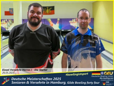 Foto des Albums: Fotoalbum 1 von den Deutschen Meisterschaften 2025 der Seniorinnen, Senioren & Versehrte in Hamburg, Gilde Bowling forty four