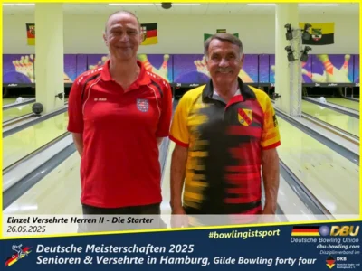 Foto des Albums: Fotoalbum 1 von den Deutschen Meisterschaften 2025 der Seniorinnen, Senioren & Versehrte in Hamburg, Gilde Bowling forty four