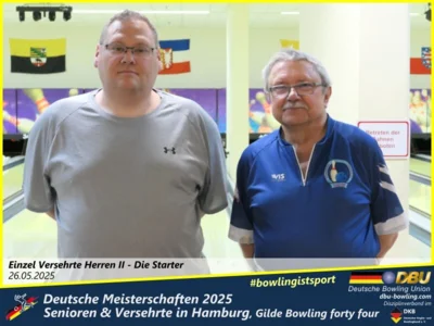Foto des Albums: Fotoalbum 1 von den Deutschen Meisterschaften 2025 der Seniorinnen, Senioren & Versehrte in Hamburg, Gilde Bowling forty four