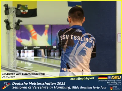 Foto des Albums: Fotoalbum 1 von den Deutschen Meisterschaften 2025 der Seniorinnen, Senioren & Versehrte in Hamburg, Gilde Bowling forty four