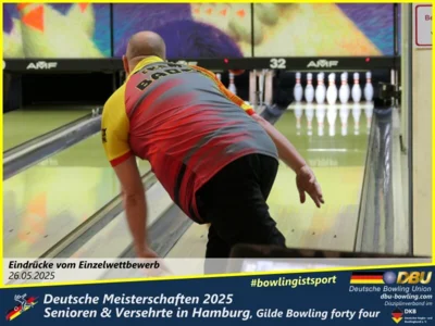 Foto des Albums: Fotoalbum 1 von den Deutschen Meisterschaften 2025 der Seniorinnen, Senioren & Versehrte in Hamburg, Gilde Bowling forty four