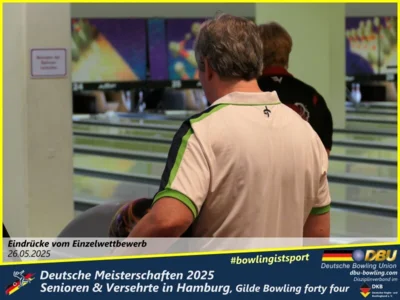 Foto des Albums: Fotoalbum 1 von den Deutschen Meisterschaften 2025 der Seniorinnen, Senioren & Versehrte in Hamburg, Gilde Bowling forty four
