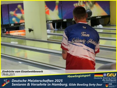 Foto des Albums: Fotoalbum 1 von den Deutschen Meisterschaften 2025 der Seniorinnen, Senioren & Versehrte in Hamburg, Gilde Bowling forty four