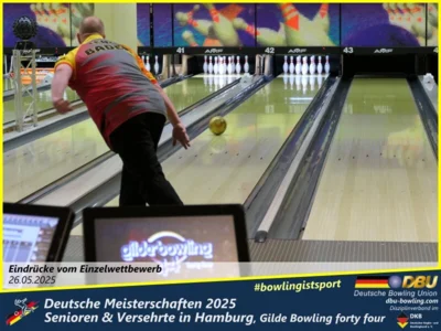 Foto des Albums: Fotoalbum 1 von den Deutschen Meisterschaften 2025 der Seniorinnen, Senioren & Versehrte in Hamburg, Gilde Bowling forty four