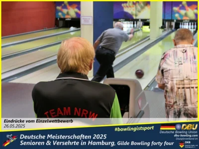 Foto des Albums: Fotoalbum 1 von den Deutschen Meisterschaften 2025 der Seniorinnen, Senioren & Versehrte in Hamburg, Gilde Bowling forty four