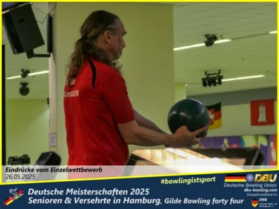Foto des Albums: Fotoalbum 1 von den Deutschen Meisterschaften 2025 der Seniorinnen, Senioren & Versehrte in Hamburg, Gilde Bowling forty four
