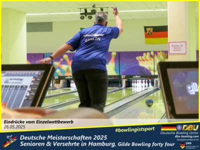 Foto des Albums: Fotoalbum 1 von den Deutschen Meisterschaften 2025 der Seniorinnen, Senioren & Versehrte in Hamburg, Gilde Bowling forty four