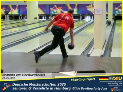 Foto des Albums: Fotoalbum 1 von den Deutschen Meisterschaften 2025 der Seniorinnen, Senioren & Versehrte in Hamburg, Gilde Bowling forty four