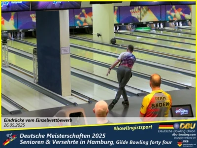 Foto des Albums: Fotoalbum 1 von den Deutschen Meisterschaften 2025 der Seniorinnen, Senioren & Versehrte in Hamburg, Gilde Bowling forty four