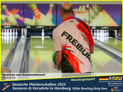 Foto des Albums: Fotoalbum 1 von den Deutschen Meisterschaften 2025 der Seniorinnen, Senioren & Versehrte in Hamburg, Gilde Bowling forty four