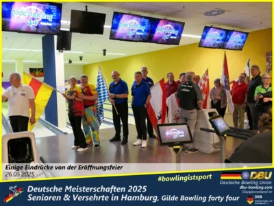 Foto des Albums: Fotoalbum 1 von den Deutschen Meisterschaften 2025 der Seniorinnen, Senioren & Versehrte in Hamburg, Gilde Bowling forty four