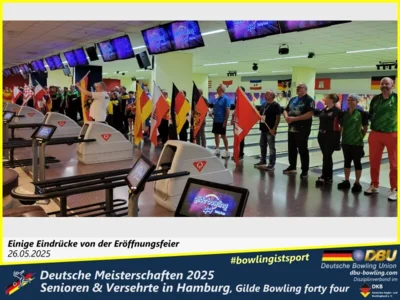 Foto des Albums: Fotoalbum 1 von den Deutschen Meisterschaften 2025 der Seniorinnen, Senioren & Versehrte in Hamburg, Gilde Bowling forty four