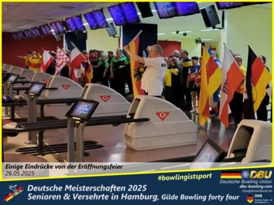Foto des Albums: Fotoalbum 1 von den Deutschen Meisterschaften 2025 der Seniorinnen, Senioren & Versehrte in Hamburg, Gilde Bowling forty four