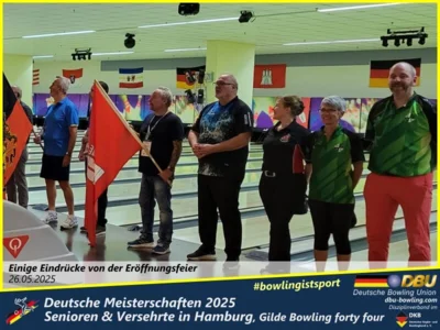 Foto des Albums: Fotoalbum 1 von den Deutschen Meisterschaften 2025 der Seniorinnen, Senioren & Versehrte in Hamburg, Gilde Bowling forty four