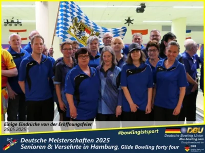 Foto des Albums: Fotoalbum 1 von den Deutschen Meisterschaften 2025 der Seniorinnen, Senioren & Versehrte in Hamburg, Gilde Bowling forty four