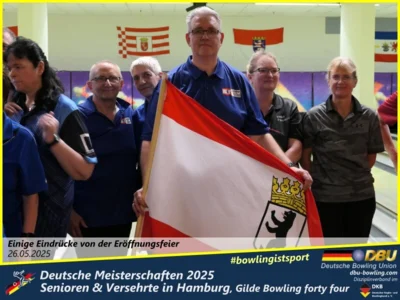 Foto des Albums: Fotoalbum 1 von den Deutschen Meisterschaften 2025 der Seniorinnen, Senioren & Versehrte in Hamburg, Gilde Bowling forty four