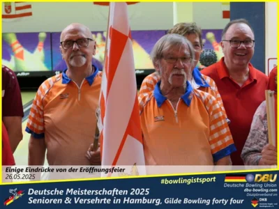 Foto des Albums: Fotoalbum 1 von den Deutschen Meisterschaften 2025 der Seniorinnen, Senioren & Versehrte in Hamburg, Gilde Bowling forty four
