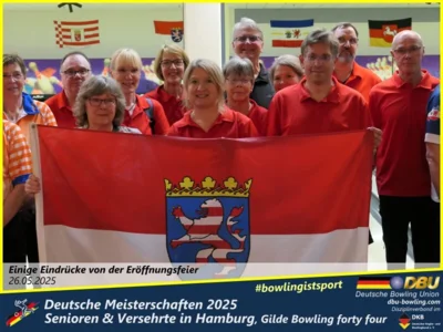 Foto des Albums: Fotoalbum 1 von den Deutschen Meisterschaften 2025 der Seniorinnen, Senioren & Versehrte in Hamburg, Gilde Bowling forty four