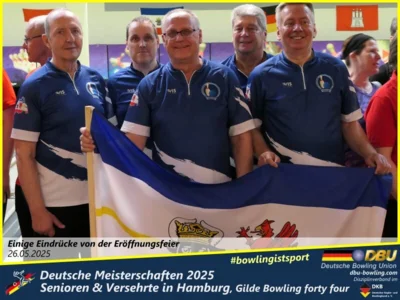 Foto des Albums: Fotoalbum 1 von den Deutschen Meisterschaften 2025 der Seniorinnen, Senioren & Versehrte in Hamburg, Gilde Bowling forty four