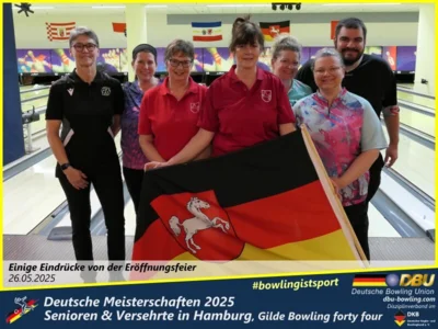 Foto des Albums: Fotoalbum 1 von den Deutschen Meisterschaften 2025 der Seniorinnen, Senioren & Versehrte in Hamburg, Gilde Bowling forty four