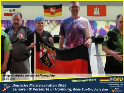 Foto des Albums: Fotoalbum 1 von den Deutschen Meisterschaften 2025 der Seniorinnen, Senioren & Versehrte in Hamburg, Gilde Bowling forty four