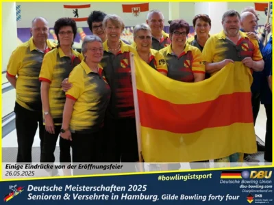 Foto des Albums: Fotoalbum 1 von den Deutschen Meisterschaften 2025 der Seniorinnen, Senioren & Versehrte in Hamburg, Gilde Bowling forty four
